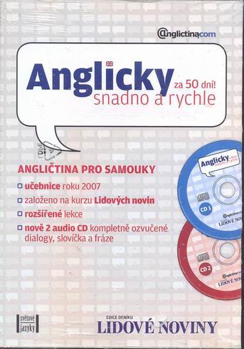 ANGLICKY ZA 50 DNI! SNADNO A RYCHLE + CD1,2.