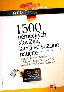1500 NEMECKYCH SLOVICEK, KTERA SE SNADNO NAUCITE + CD ROM MP.