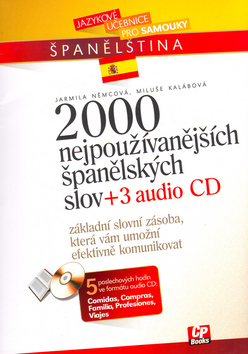 2000 NEPOUZIVANEJSICH SPANELSKYCH SLOV + 3 AUDIO CD