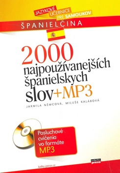 2000 NAJPOUZIVANEJSICH SPANIELSKYCH SLOV + MP3.