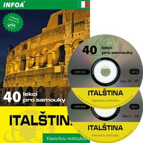 ITALSTINA 40 LEKCI PRO SAMOUKY + 2 CD.