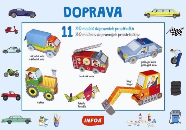 DOPRAVA - 11 3D MODELOV DOPRAVNYCH PROSTRIEDKOV