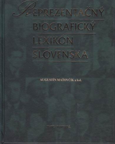 REPREZENTACNY BIOGRAFICKY LEXIKON SLOVENSKA