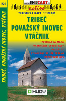 TRIBEC, POVAZSKY INOVEC, VTACNIK 1:100 000