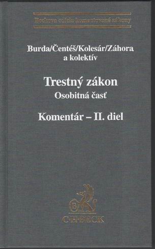 TRESTNY ZAKON OSOBITNA CAST KOMENTAR - II.DIEL