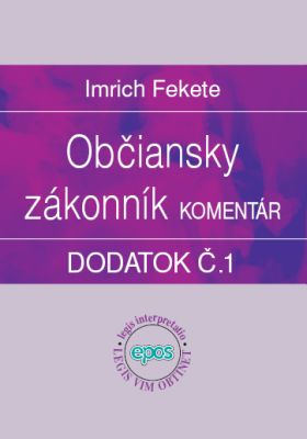 OBCIANSKY ZAKONNIK KOMENTAR DODATOK C.1