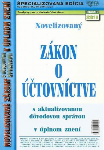 NOVELIZOVANY ZAKON O UCTOVNICTVE