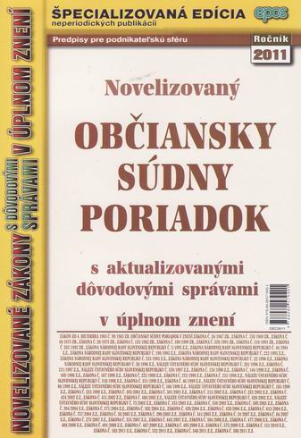 NOVELIZOVANY OBCIANSKY SUDNY PORIADOK