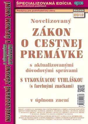 NOVELIZOVANY ZAKON O CESTNEJ PREMAVKE